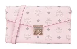 MCM Сумка кросс-боди Millie Visetos, средняя женская сумка через плечо pink mwraame01qh001