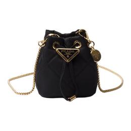 Prada Мини-клатч на одно плечо из переработанного нейлона women's black 1nr016_2aos_f0002