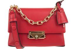 Michael Kors Кожаная женская сумка через плечо Cece Regular True Red 32s9g0ec0l-bright-red