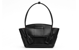 Bottega Veneta Сумка-шоппер Arco из коровьей кожи, маленькая женская сумка через плечо, ручная кладь черная 575943-vmap1-1229