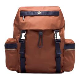 Lululemon Нейлоновый рюкзак Mini Unisex Bronze & True Marine Blue lu9b23s-066299 | bronze & true marine blue