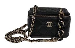 Chanel 22c ранняя весна овчина наплечная сумка, кроссбоди женская black ap2460-b07302-94305