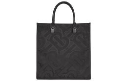 Burberry Хлопковая сумка для нот, тоут, шоппер, сумка через плечо, женская сумка Regular мужская Black 80436911