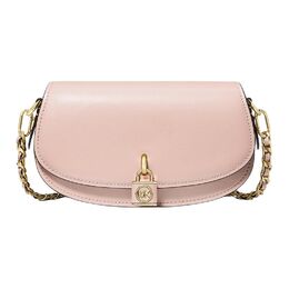 Michael Kors Кожаная сумка кросс-боди Mila маленькая женская розовая 30f3gimm1l-soft pink