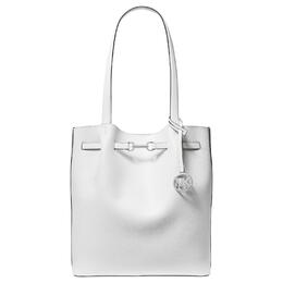 Michael Kors Кожаная сумка, большая женская сумка через плечо белая 35s5s2zt3t-optic white