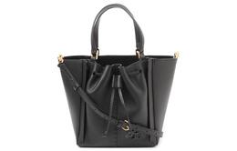 Tory Burch Сумка-шоппер McGraw Pebbled Leather, сумка через плечо, маленькая женская сумка black 144857-001