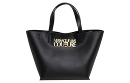 Versace Полиуретановая сумка тоут, шоппер, сумка через плечо, кроссбоди, женская сумка black 74va4bl5-zs467-899