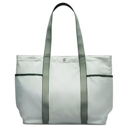 Lululemon Нейлоновая сумка-шоппер, шоппер, сумка через плечо унисекс lake green & gray & green lu9bsds-plcn greu lgyg | green