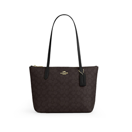 Coach Сумка через плечо Fiona Canvas With Leather Small женская black cbt18-imxaq