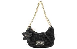 Versace Полиуретановая портативная сумка кроссбоди, женская сумка через плечо black 75va4bo1zs818899