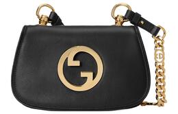 Gucci Кожаная сумка Blondie через плечо, мини-кроссбоди для женщин black 724645-uxx0g-1000