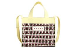 Marni Сумка-шоппер, шоппер, маленькая женская сумка из полиэстера, полиуретана и алюминия светло-желтый/розовый shmp0083q0p5799zo603