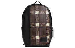 Coach Рюкзак Regular мужской Edge Coated Canvas с задней частью из телячьей кожи Black & Bronze cl965-qbm2