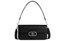 Сумка-багет Morgan из кожи, женская сумка через плечо, кросс-боди черный Coach co942-svdtv