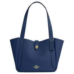 Coach Сумка Hadley Leather, шоппер, большая женская сумка через плечо синий cal17-imsmu