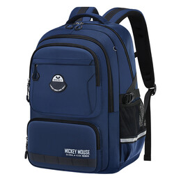 Студенческий рюкзак из полиэстера обычный детский разноцветный Disney, синий ql-sm12062 | blue