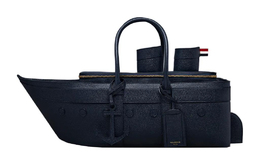 Thom Browne Полноценная телячья кожаная сумка обычная мужская marine blue uag107a00198415