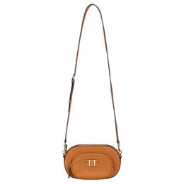 MCM Кожаная кросс-боди, мини-сумка через плечо женская красная коричневая mwrdsld02co001