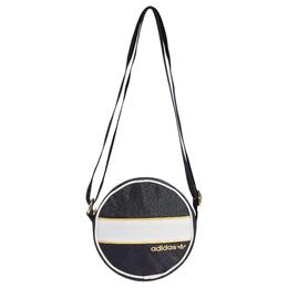 Adidas Originals Сумка круглая малая из полиэстеровой ткани, сумка через плечо, кроссбоди унисекс Regular черная ix6841 | black