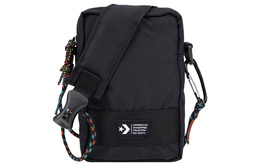 Converse Полиэстеровая наплечная сумка через плечо обычная унисекс черная 10020999-a04