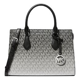 Michael Kors Шелла Coated Canvas Одноплечевая Сумка Средний Женская Black 35r5s6hs8b-black