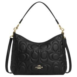 Coach Сумка через плечо LAUREL из коровьей кожи, большая женская, черная cz178-imblk