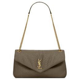 Женская сумка через плечо из зерненой овчины светлый мускус Saint Laurent 800916-aacyt-3212