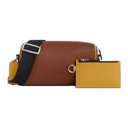 Сумка через плечо из гладкой телячьей кожи, кроссбоди мужская седло Coach cu194-svx2p