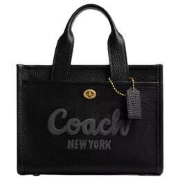Coach Сумка-тоут Cargo Litchi Grain Leather, шоппер, сумка через плечо, женская большая сумка brass & black cam66-b4bk