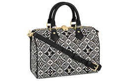 Louis Vuitton Скоростная кожаная сумка-подушка, наплечная сумка, кроссбоди, женская повседневная сумка black m45769