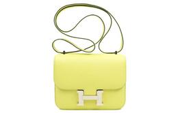 Hermes Сумка через плечо Constance Mysore Goat Skin, мини кроссбоди женская 0Y Limoncello Lemon Wine Yellow h083915ck0y