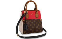 Louis Vuitton Сумка через плечо из холста с телячьей кожей, кроссбоди, женская сумка красная белая черная m45389