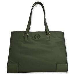 Tory Burch Элла нейлоновая сумка-тоут, шоппер, сумка через плечо, женская большая сумка palm leaf green 136144-300
