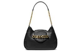 Michael Kors Сумка через плечо Hally Cow Leather, цепная сумка, женская сумка через плечо чистый черный 30f1g2hl1l-001