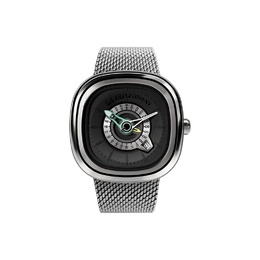 Sevenfriday Мужские часы с механическим механизмом, черный циферблат sevenfriday-pg1/01
