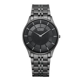 Citizen Часы мужские l series с солнечным кварцевым механизмом, черный циферблат, браслет из нержавеющей стали ar3017-58e