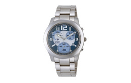 Citizen Солнечные кварцевые часы с ремешком из нержавеющей стали, 31 мм, женские, синий циферблат fa2030-50l