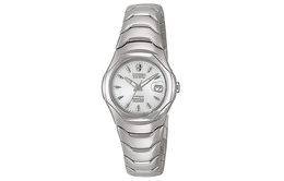 Citizen Экологичные солнечные кварцевые часы на стальном браслете с белым циферблатом для женщин ew7050-51a | silver