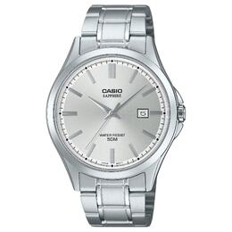 Casio G-Shock коллекция кварцевый механизм ремешок из нержавеющей стали мужские часы серебристый циферблат mts-115d-7av