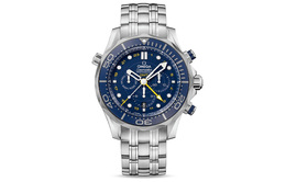 Omega Часы для дайвинга seahorse series 300m автоматический механизм мужские часы 44mm синий циферблат 212.30.44.52.03.001