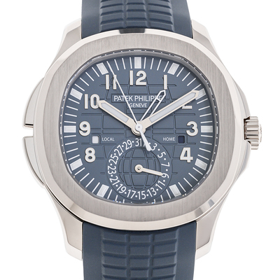 Patek Philippe Aquanaut Travel Time Automatic Mens Watch 5164G-001 (blue, arb6377)