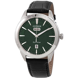 Citizen Eco-Drive Corso Green Dial Mens Watch aw0090-02x
