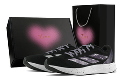 Adidas Кроссовки для тренировок и бега unisex Duramo RC с амортизацией, износостойкие, низкие, цвет purple black id2704(team529-紫气恒瑞-爱心礼盒) | purple black