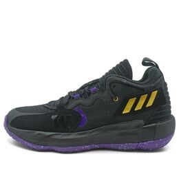 Кроссовки Adidas DAME 7 EXTPLY 'Black Gold Purple' gx6412, разноцветный