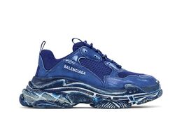 Кроссовки Balenciaga Triple S Sneaker 'Dark Blue', синий 536737 w3cn3 4900 | dark blue