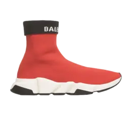Кроссовки Balenciaga Speed Trainer Cuffed Red Black, красный 530363 w1gv0 6578 | red black