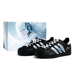 Adidas Superstar 2 устойчивые к истиранию низкие кроссовки для скейтбординга мужские black blue ji0079（team197- 蓝调星辰） | black blue