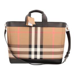 Burberry Холщовая сумка-шоппер, сумка для покупок, сумка через плечо, кроссбоди, женская сумка-клатч beige & black 80845531