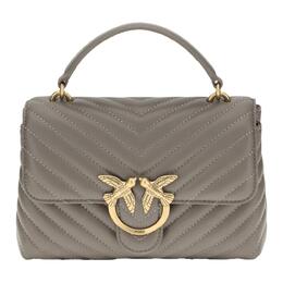 Сумка LOVE Series Calfskin мини на одно плечо женская gray Pinko 100044-a0gk-k33q