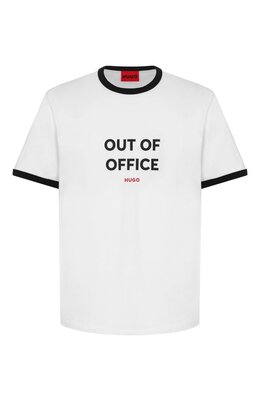 HUGO: Хлопковая футболка 
